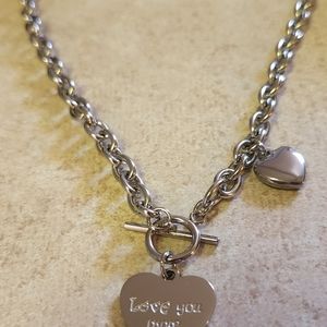 Engraved  love You More Necklace 19".  Many Other Stainless Steel Neckla…